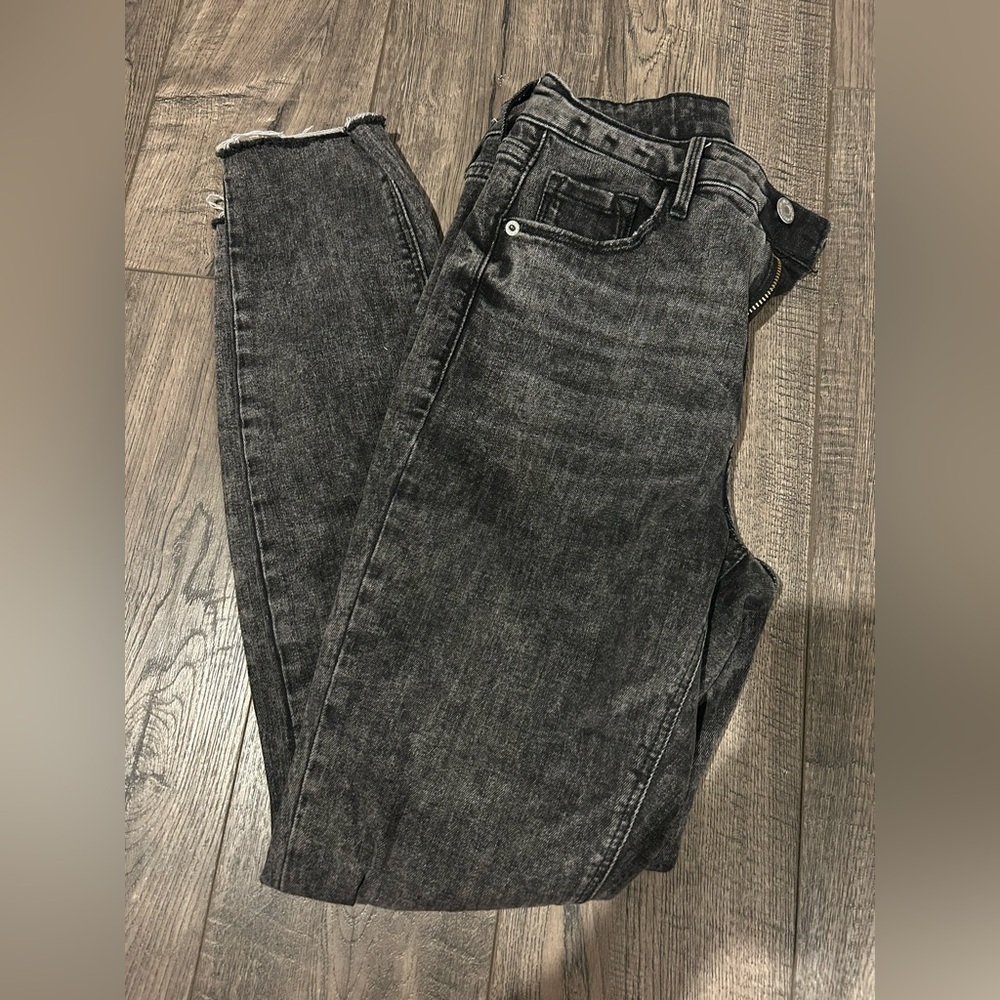 Oldnavy, black, ripped, skinny jeans, size 2